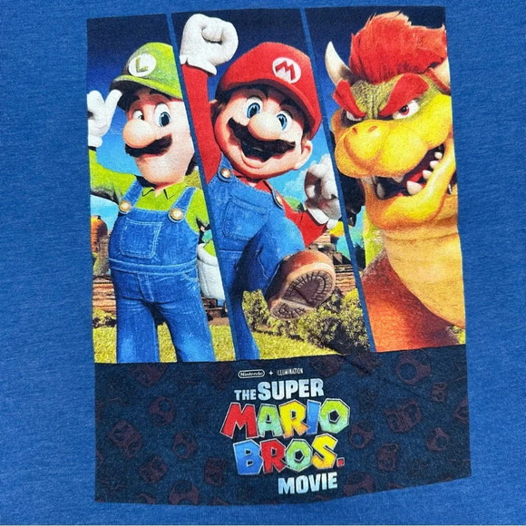 Nintendo The Super Mario Brothers Movie Blue Size 5 - Picture 2 of 16